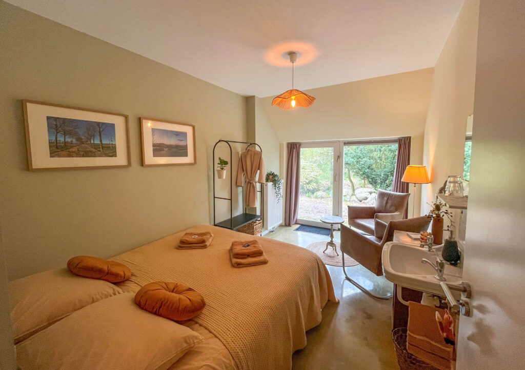 Kamer 1 met 2-p bed opstelling.